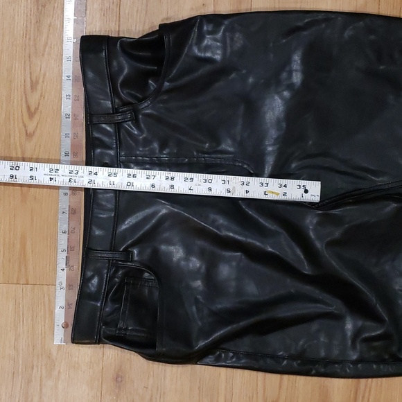 Abercrombie Pleather Skinny High Rise Size 12 31 - Picture 4 of 7